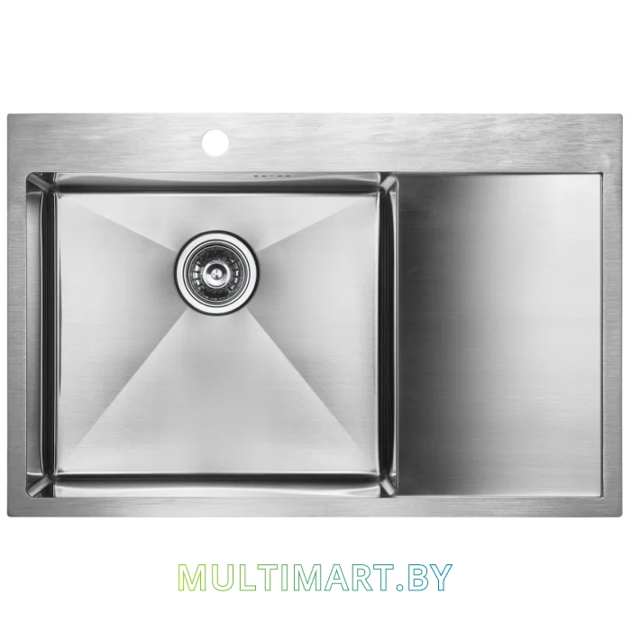 Кухонная мойка Paulmark Atlan PM217851-BSL (нержавеющая сталь)